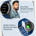 boAt Lunar Fit Smart Watch with 1.43" AMOLED Display, Advanced Bluetooth Calling, Always on Display, Cloud & Custom Watch Faces, Female Wellness, Widget Control, Password, IP67, HR&SpO2(Deep Blue)